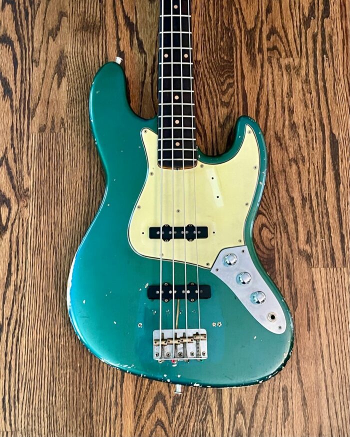 1962 Fender Jazz Bass Lake Placid Blue Vintage Bass Guitar